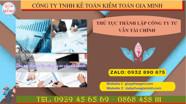 Thủ tục thành lập công ty tư vấn tài chính tại long an 5 Dịch vụ thành lập công ty tư vấn tài chính tại Long An