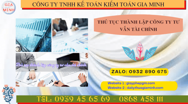 Thủ tục thành lập công ty tư vấn tài chính tại nam định 5 Dịch vụ thành lập công ty tư vấn tài chính tại Nam Định