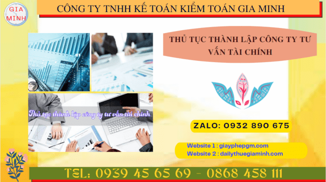 Thủ tục thành lập công ty tư vấn tài chính tại quảng nam 4 Dịch vụ thành lập công ty tư vấn tài chính tại Quảng Nam
