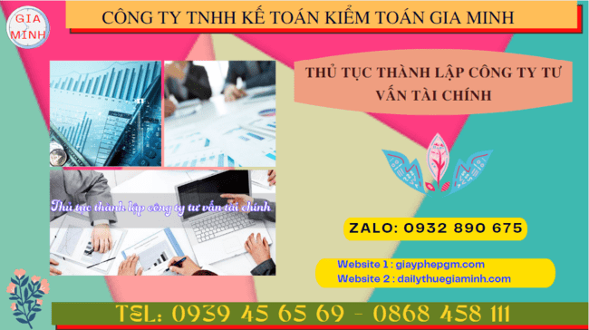 Thủ tục thành lập công ty tư vấn tài chính tại tây ninh 3 Dịch vụ thành lập công ty tư vấn tài chính tại Tây Ninh
