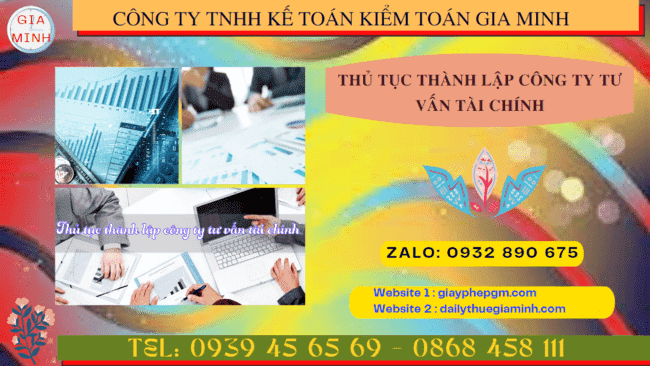 Thủ tục thành lập công ty tư vấn tài chính tại thái bình 5 Dịch vụ thành lập công ty tư vấn tài chính tại Thái Bình