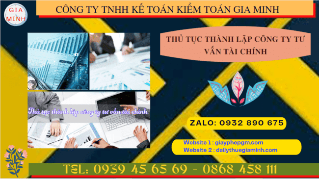 Thủ tục thành lập công ty tư vấn tài chính tại thanh hóa 5 Dịch vụ thành lập công ty tư vấn tài chính tại Thanh Hóa