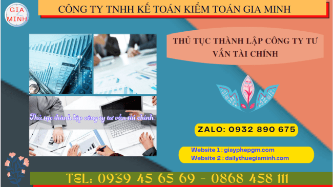 Dịch vụ thành lập công ty tư vấn tài chính tại Thành Phố Hà Nội 