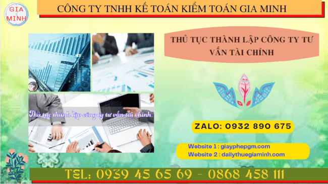 Thủ tục thành lập công ty tư vấn tài chính tại thành phố hồ chí minh 5 Dịch vụ thành lập công ty tư vấn tài chính tại Thành Phố Hồ Chí Minh