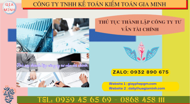 Thủ tục thành lập công ty tư vấn tài chính tại thành phố huế 5 Dịch vụ thành lập công ty tư vấn tài chính tại Thành Phố Huế