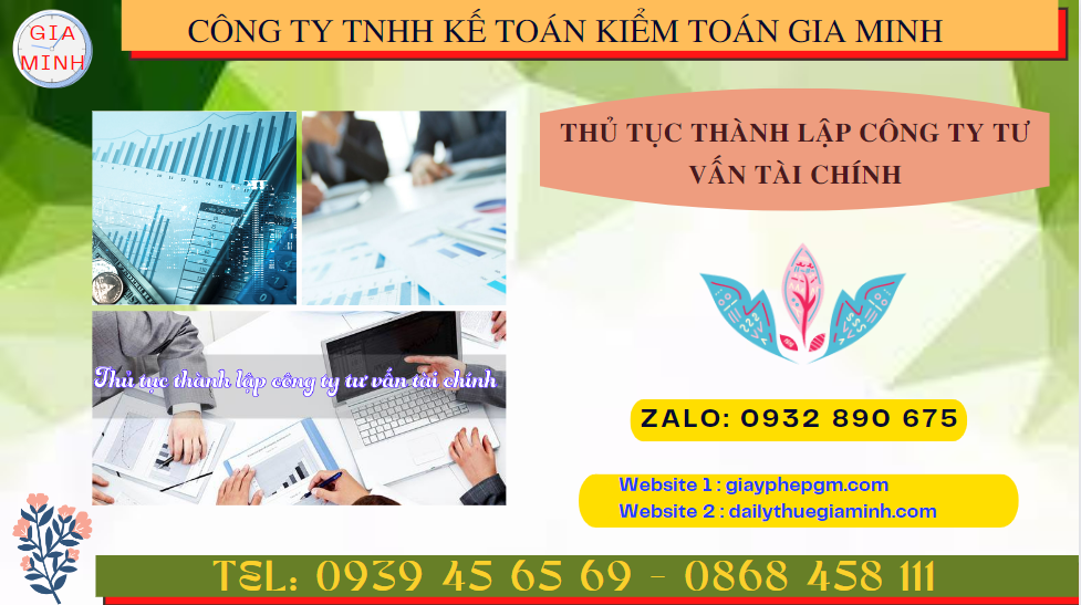 Thủ tục thành lập công ty tư vấn tài chính tại tiền giang 5 Dịch vụ thành lập công ty tư vấn tài chính tại Tiền Giang