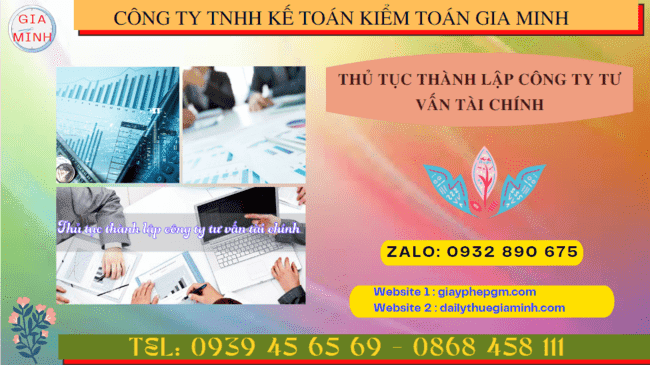 Thủ tục thành lập công ty tư vấn tài chính tại tp hồ chí minh 1 Dịch vụ thành lập công ty tư vấn tài chính tại TP Hồ Chí Minh