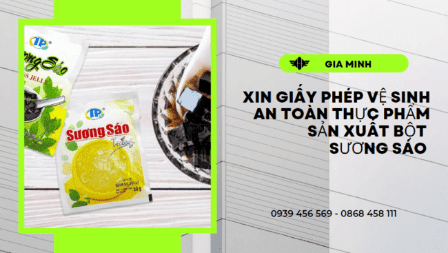 XIN GIẤY PHÉP VỆ SINH AN TOÀN THỰC PHẨM SẢN XUẤT BỘT SƯƠNG SÁO TẠI HÀ TĨNH 6 Điều kiện cấp giấy vệ sinh an toàn thực phẩm bột sương sáo tại Hà Tĩnh