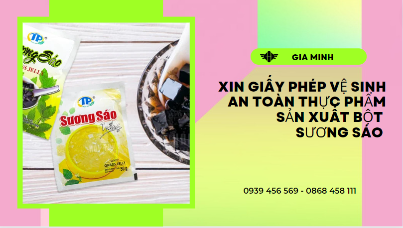XIN GIẤY PHÉP VỆ SINH AN TOÀN THỰC PHẨM SẢN XUẤT BỘT SƯƠNG SÁO TẠI HÒA BÌNH 6 Điều kiện cấp giấy vệ sinh an toàn thực phẩm bột sương sáo tại Hòa Bình
