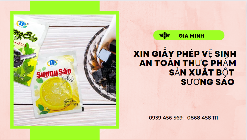 XIN GIẤY PHÉP VỆ SINH AN TOÀN THỰC PHẨM SẢN XUẤT BỘT SƯƠNG SÁO TẠI QUẢNG NAM 6 Điều kiện cấp giấy vệ sinh an toàn thực phẩm bột sương sáo tại Quảng Nam