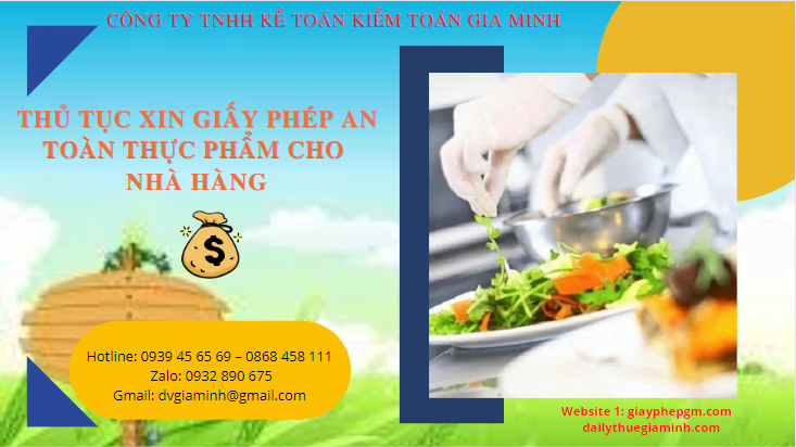 Thủ tục xin giấy phép an toàn thực phẩm cho nhà hàng tại hải dương 6 Thủ tục xin giấy phép an toàn thực phẩm cho nhà hàng tại Hải Dương