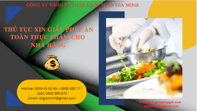 Thủ tục xin giấy phép an toàn thực phẩm cho nhà hàng tại quảng bình 6 Thủ tục xin giấy phép an toàn thực phẩm cho nhà hàng tại Quảng Bình
