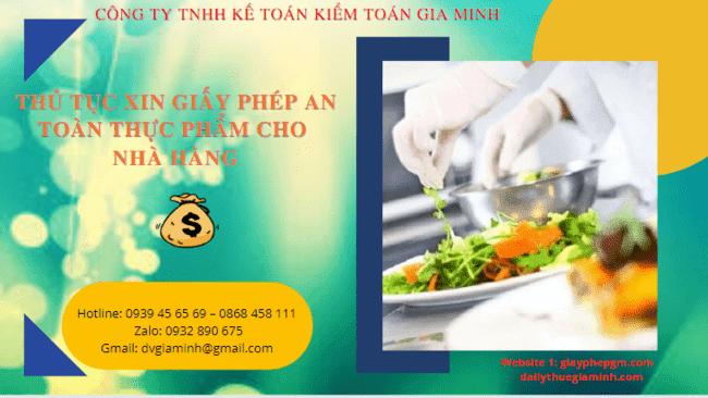 Thủ tục xin giấy phép an toàn thực phẩm cho nhà hàng tại tp đà nẵng 6 Thủ tục xin giấy phép an toàn thực phẩm cho nhà hàng tại TP Đà Nẵng