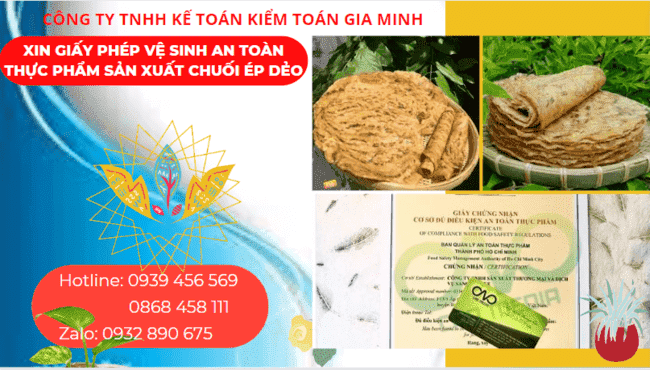 XIN GIẤY PHÉP VỆ SINH AN TOÀN THỰC PHẨM SẢN XUẤT CHUỐI ÉP DẺO TẠI ĐIỆN BIÊN 6 Điều kiện cấp giấy vệ sinh an toàn thực phẩm sản xuất chuối ép dẻo tại Điện Biên