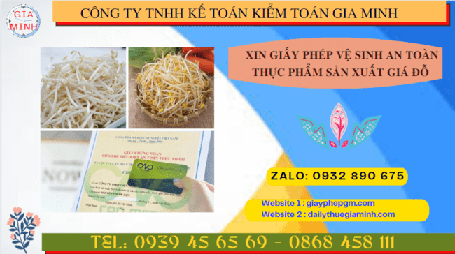 XIN GIẤY PHÉP VỆ SINH AN TOÀN THỰC PHẨM SẢN XUẤT GIÁ ĐỖ TẠI HÀ TĨNH 6 Điều kiện cấp giấy vệ sinh an toàn thực phẩm sản xuất giá đỗ tại Hà Tĩnh