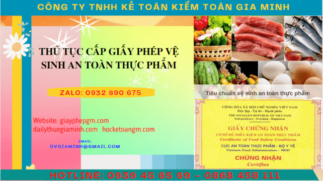 Điều kiện cấp giấy vệ sinh an toàn thực phẩm tại Hậu Giang 