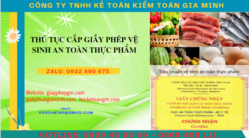 THỦ TỤC CẤP GIẤY PHÉP VỆ SINH AN TOÀN THỰC PHẨM TẠI THANH HÓA 3 Điều kiện cấp giấy vệ sinh an toàn thực phẩm tại Thanh Hóa