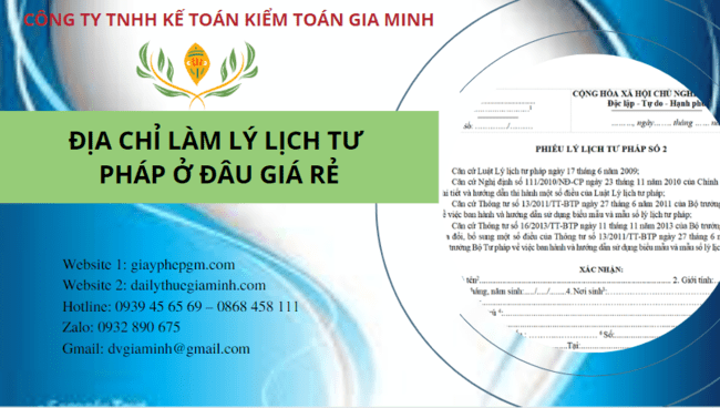 Địa chỉ làm lý lịch tư pháp tại bắc ninh ở đâu giá rẻ? 8 Điều kiện làm lý lịch tư pháp tại Bắc Ninh