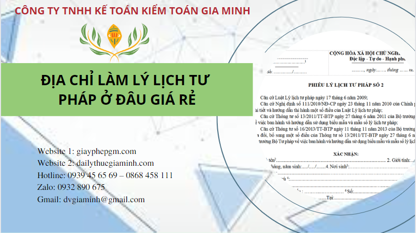 Địa chỉ làm lý lịch tư pháp tại hà nam ở đâu giá rẻ? 8 Điều kiện làm lý lịch tư pháp tại Hà Nam