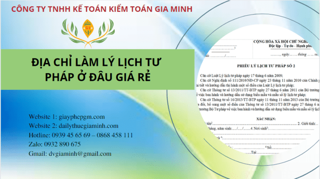 Địa chỉ làm lý lịch tư pháp tại thành phố huế ở đâu giá rẻ? 8 Điều kiện làm lý lịch tư pháp tại Thành Phố Huế