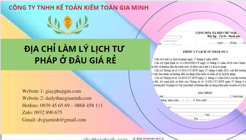 Địa chỉ làm lý lịch tư pháp tại tiền giang ở đâu giá rẻ? 8 Điều kiện làm lý lịch tư pháp tại Tiền Giang