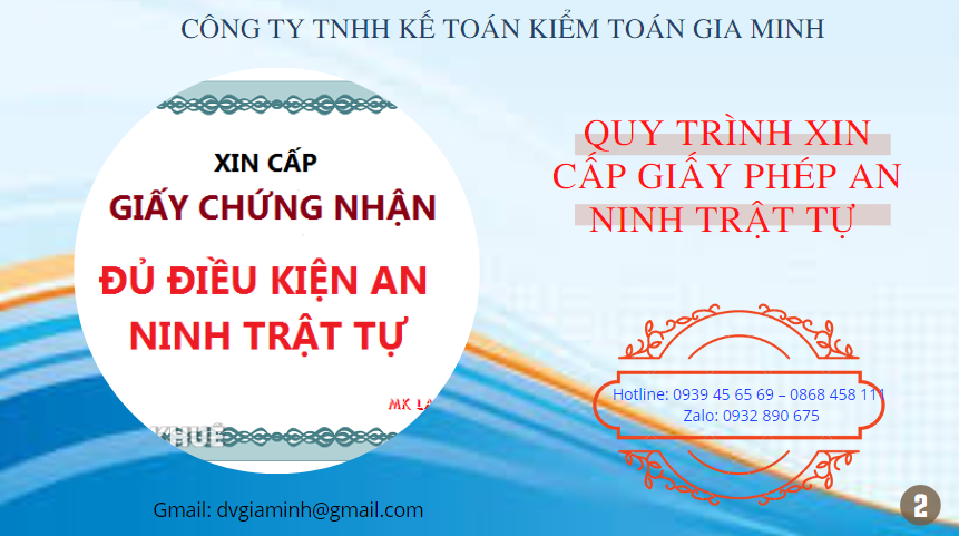 QUY TRÌNH XIN CẤP GIẤY PHÉP AN NINH TRẬT TỰ TẠI ĐIỆN BIÊN 6 Quy trình xin cấp giấy phép an ninh trật tự tại Điện Biên