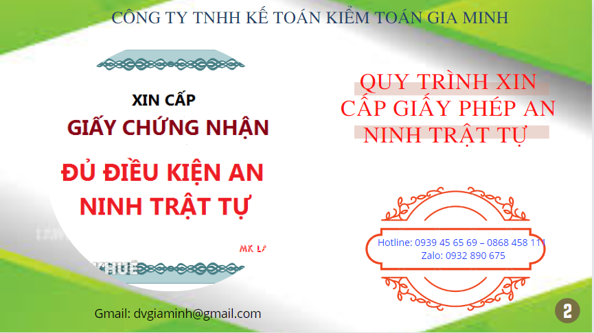 QUY TRÌNH XIN CẤP GIẤY PHÉP AN NINH TRẬT TỰ TẠI LONG AN 6 Quy trình xin cấp giấy phép an ninh trật tự tại Long An