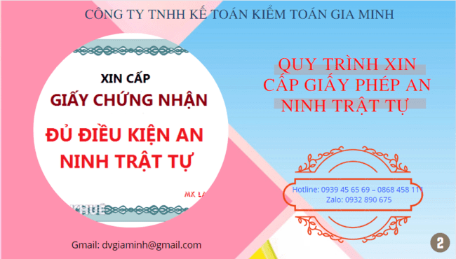 QUY TRÌNH XIN CẤP GIẤY PHÉP AN NINH TRẬT TỰ TẠI TUYÊN QUANG 6 Quy trình xin cấp giấy phép an ninh trật tự tại Tuyên Quang