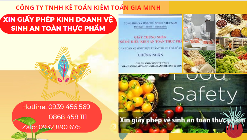 XIN GIẤY PHÉP KINH DOANH VỆ SINH AN TOÀN THỰC PHẨM TẠI PHÚ THỌ 6 Điều kiện xin giấy phép kinh doanh vệ sinh an toàn thực phẩm tại Phú Thọ