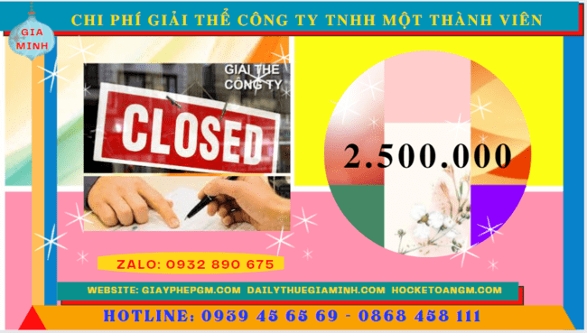 Giải thể chi nhánh công ty TNHH tại Điện Biên hết bao nhiêu tiền