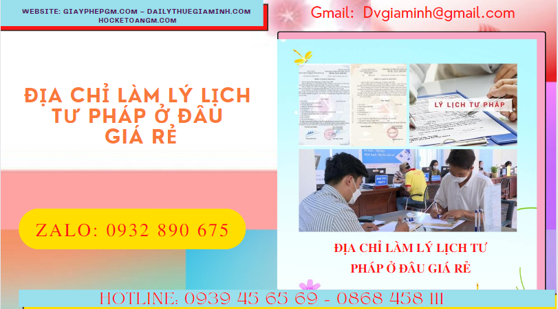 Địa chỉ làm lý lịch tư pháp tại tt huế ở đâu giá rẻ? 5 Hồ sơ làm lý lịch tư pháp tại TT Huế ở đâu giá rẻ?