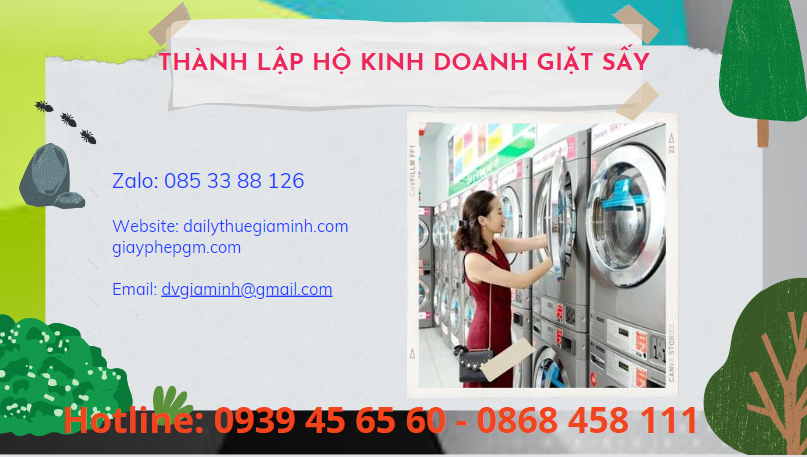 Hồ sơ thành lập hộ kinh doanh giặt sấy tại An Giang