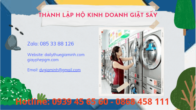 Hồ sơ thành lập hộ kinh doanh giặt sấy tại Thành Phố Hồ Chí Minh