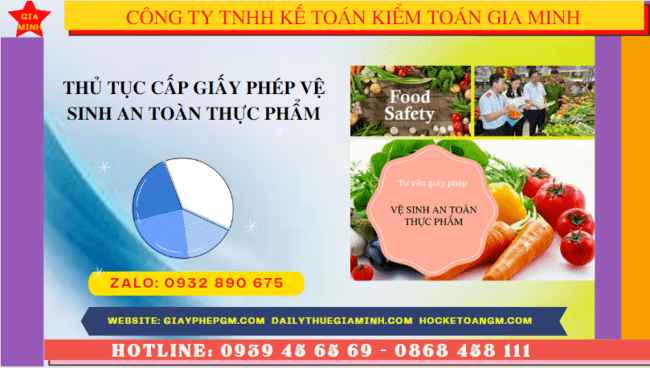 THỦ TỤC CẤP GIẤY PHÉP VỆ SINH AN TOÀN THỰC PHẨM TẠI BẮC KẠN 4 Hồ sơ xin cấp giấy phép vệ sinh an toàn thực phẩm tại Bắc Kạn