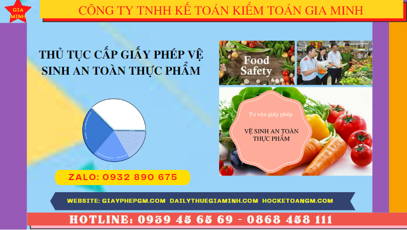 THỦ TỤC CẤP GIẤY PHÉP VỆ SINH AN TOÀN THỰC PHẨM TẠI VĨNH PHÚC 1 Hồ sơ xin cấp giấy phép vệ sinh an toàn thực phẩm tại Vĩnh Phúc