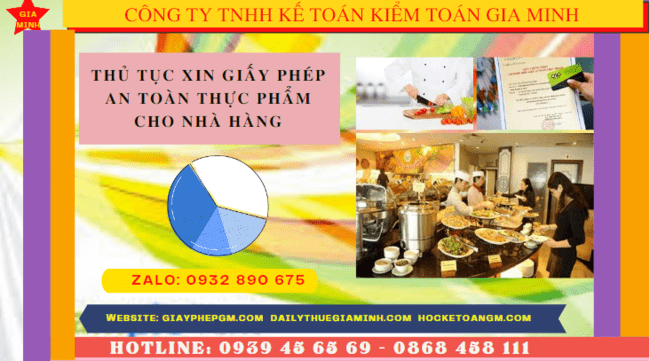 Hồ sơ xin giấy phép vệ sinh an toàn thực phẩm nhà hàng tại Cần Thơ