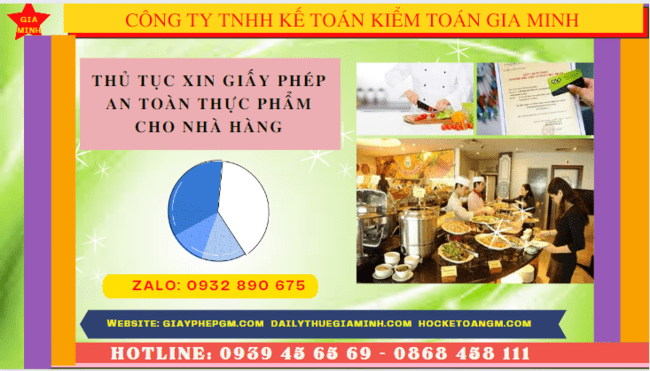 Thủ tục xin giấy phép an toàn thực phẩm cho nhà hàng tại gia lai 4 Thủ tục xin giấy phép an toàn thực phẩm cho nhà hàng tại Gia Lai