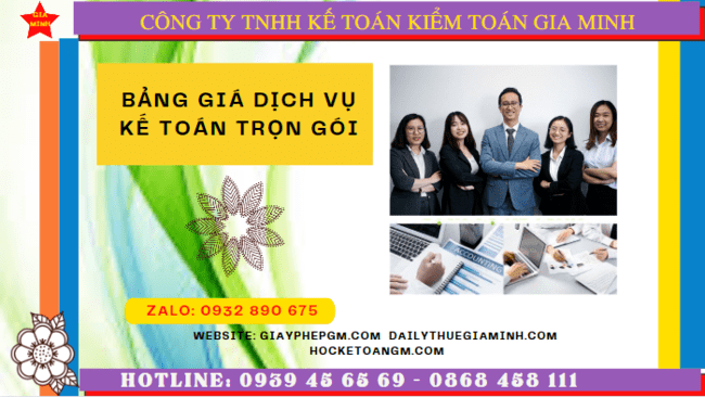 Báo Giá Chi Tiết Dịch Vụ Kế Toán Trọn Gói Cho Doanh Nghiệp Tại Bạc Liêu 4 Hướng dẫn dịch vụ kế toán trọn gói tại Bạc Liêu