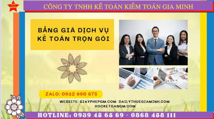 Bảng báo giá dịch vụ kế toán trọn gói tại thành phố hà nội 4 Hướng dẫn dịch vụ kế toán trọn gói tại Thành Phố Hà Nội