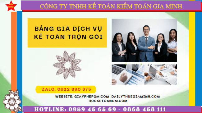 BẢNG BÁO GIÁ DỊCH VỤ KẾ TOÁN TRỌN GÓI TẠI QUẢNG NINH 4 Hướng dẫn dịch vụ kế toán trọn gói tại Quảng Ninh
