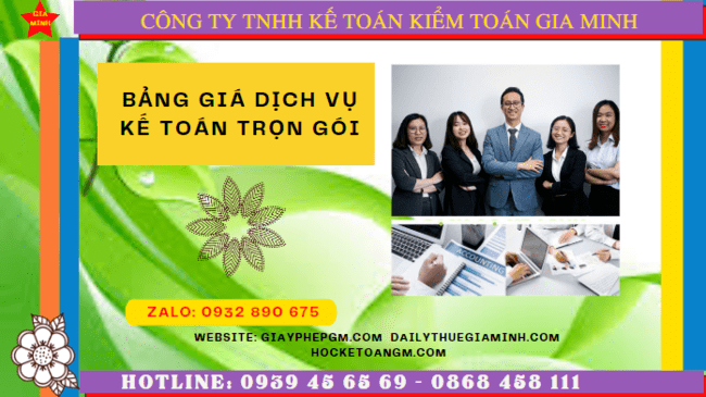 Hướng dẫn dịch vụ kế toán trọn gói tại Vĩnh Phúc
