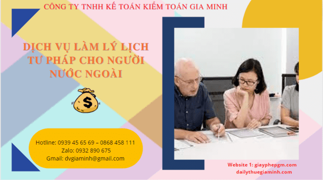 Dịch vụ làm lý lịch tư pháp cho người nước ngoài tại phú thọ 4 Làm lý lịch tư pháp cho người nước ngoài tại Phú Thọ
