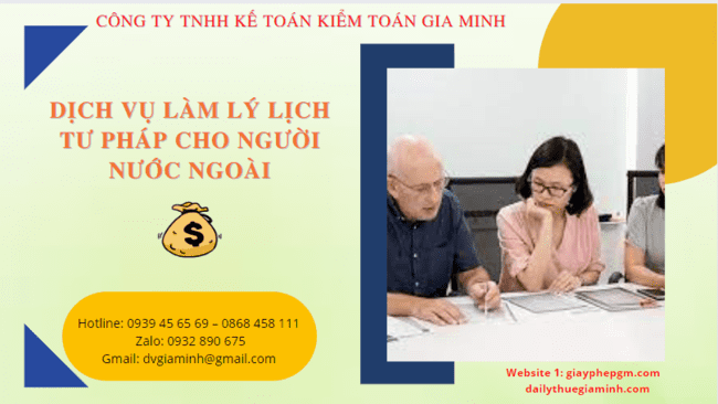 Dịch vụ làm lý lịch tư pháp cho người nước ngoài tại tp hồ chí minh 4 Làm lý lịch tư pháp cho người nước ngoài tại TP Hồ Chí Minh