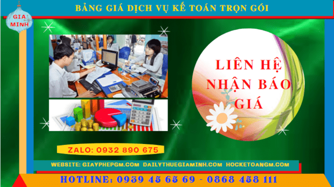 BẢNG BÁO GIÁ DỊCH VỤ KẾ TOÁN TRỌN GÓI TẠI AN GIANG 5 Bảng báo giá dịch vụ kế toán trọn gói tại An Giang