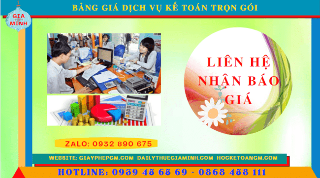 BẢNG BÁO GIÁ DỊCH VỤ KẾ TOÁN TRỌN GÓI TẠI HẬU GIANG 5 Bảng báo giá dịch vụ kế toán trọn gói tại Hậu Giang