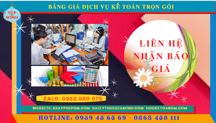 BẢNG BÁO GIÁ DỊCH VỤ KẾ TOÁN TRỌN GÓI TẠI TIỀN GIANG 5 Bảng báo giá dịch vụ kế toán trọn gói tại Tiền Giang