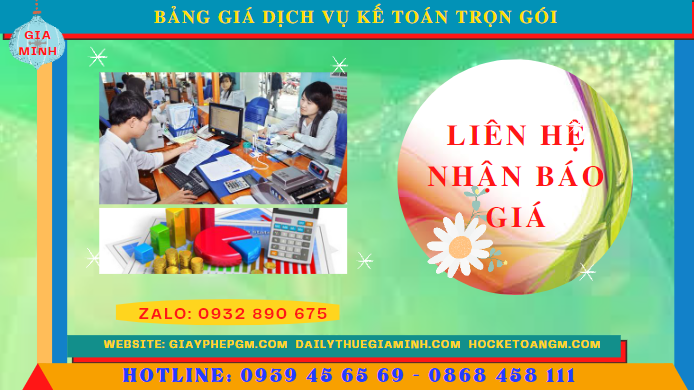 Bảng báo giá dịch vụ kế toán trọn gói tại quận ninh kiều 5 Bảng báo giá dịch vụ kế toán trọn gói tại Quận Ninh Kiều