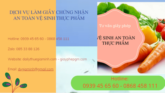 Dịch vụ làm giấy chứng nhận an toàn vệ sinh thực phẩm tại bắc kạn 4 Quy trình làm giấy chứng nhận an toàn vệ sinh thực phẩm tại Bắc Kạn
