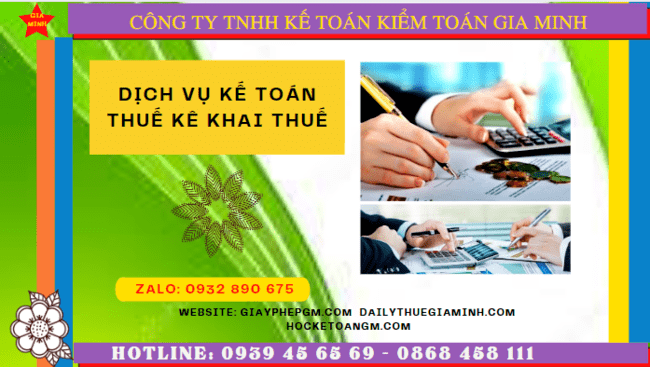 Dịch vụ kế toán thuế kê khai thuế lần đầu tại Khánh Hòa 4 Thủ tục kê khai thuế ban đầu năm 2022 tại Khánh Hòa