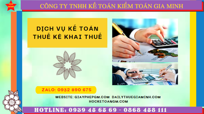 Dịch vụ kế toán thuế kê khai thuế lần đầu tại Ninh Thuận 4 Thủ tục kê khai thuế ban đầu năm 2022 tại Ninh Thuận